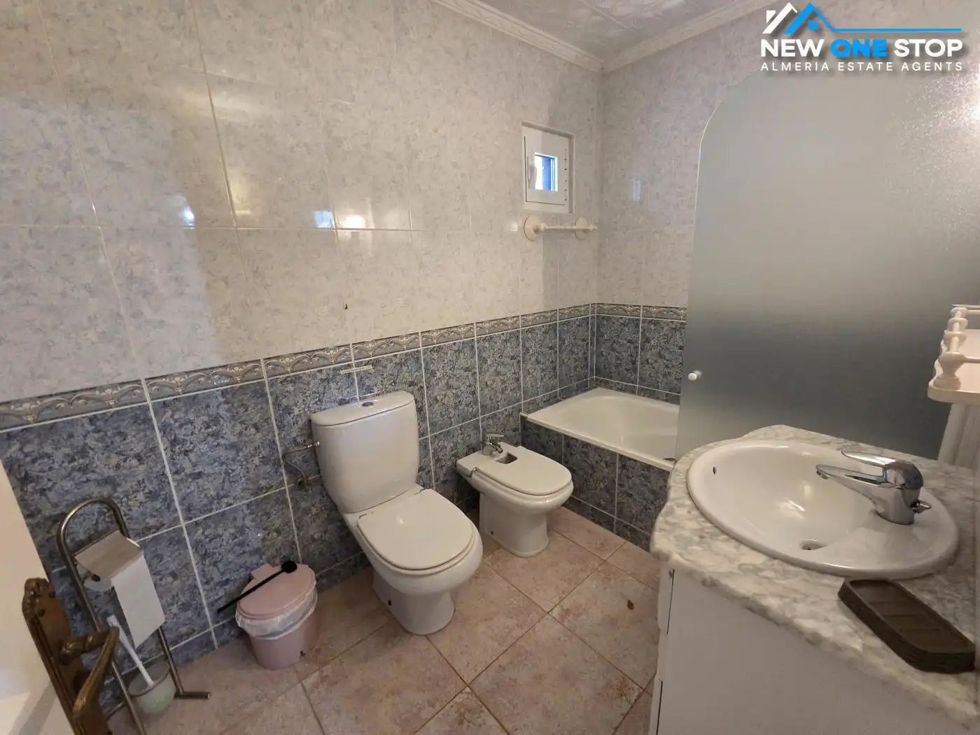 Baño de Casa o chalet en venta en Mojácar con Aire acondicionado, Calefacción y Jardín privado