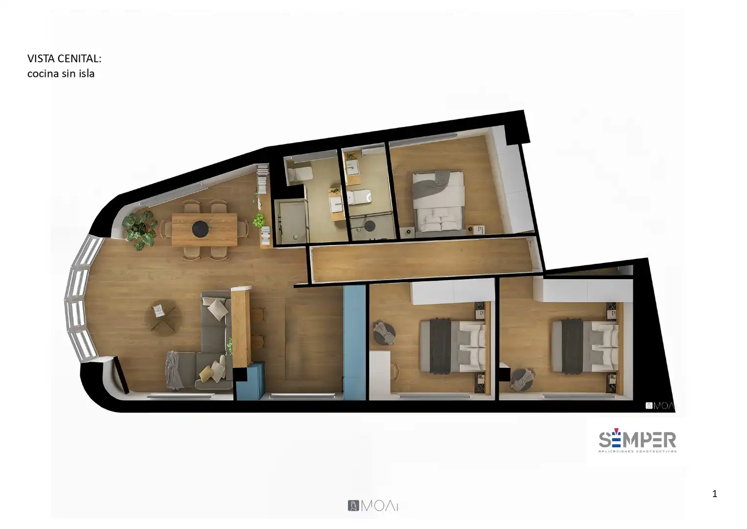 Flat for sale in Boiro  with Heating and Furnished