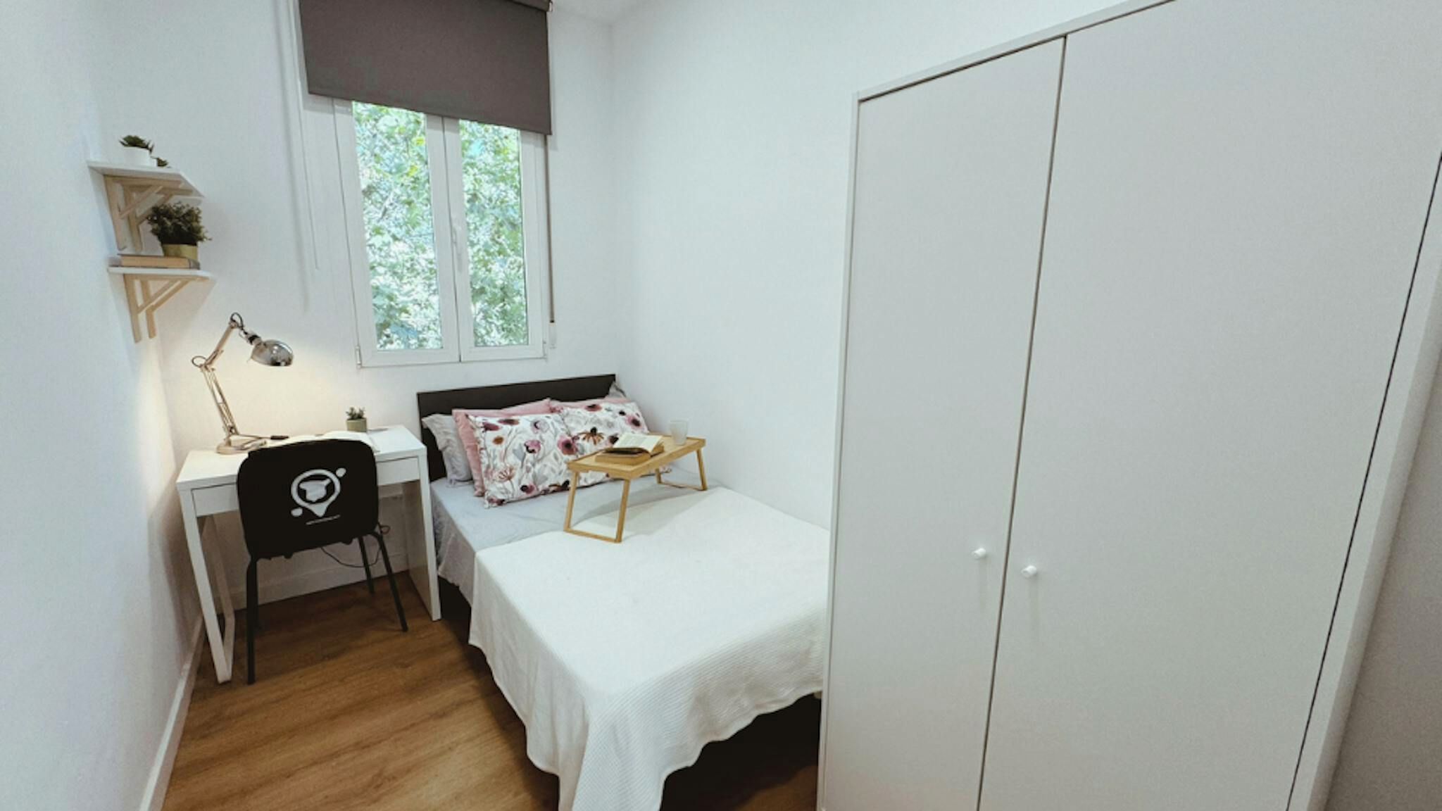 Bedroom of Flat to rent in  Madrid Capital  with Air Conditioner, Heating and Furnished