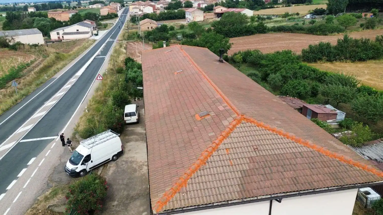 Vista exterior de Casa o chalet en venta en Quintanaélez con Calefacción, Jardín privado y Terraza