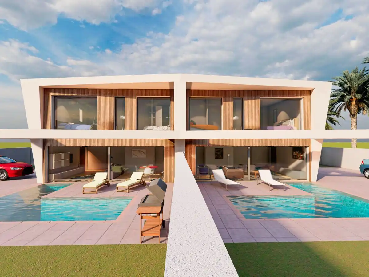 Bedroom of Detached homes for sale in Santa Pola  with Air Conditioner, Private garden and Terrace
