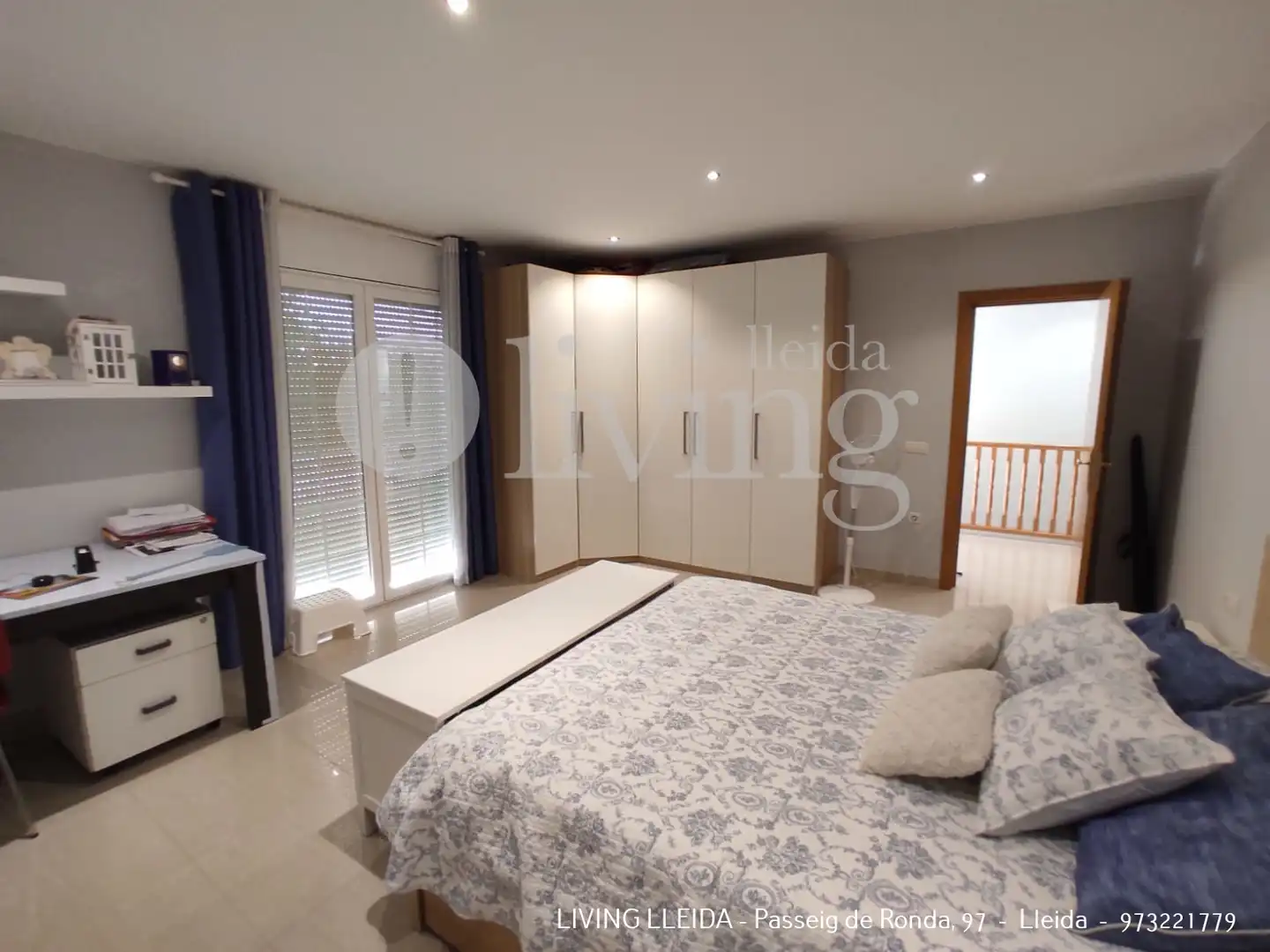 Bedroom of Houses for sale in Bell-lloc d'Urgell  with Heating, Private garden and Terrace