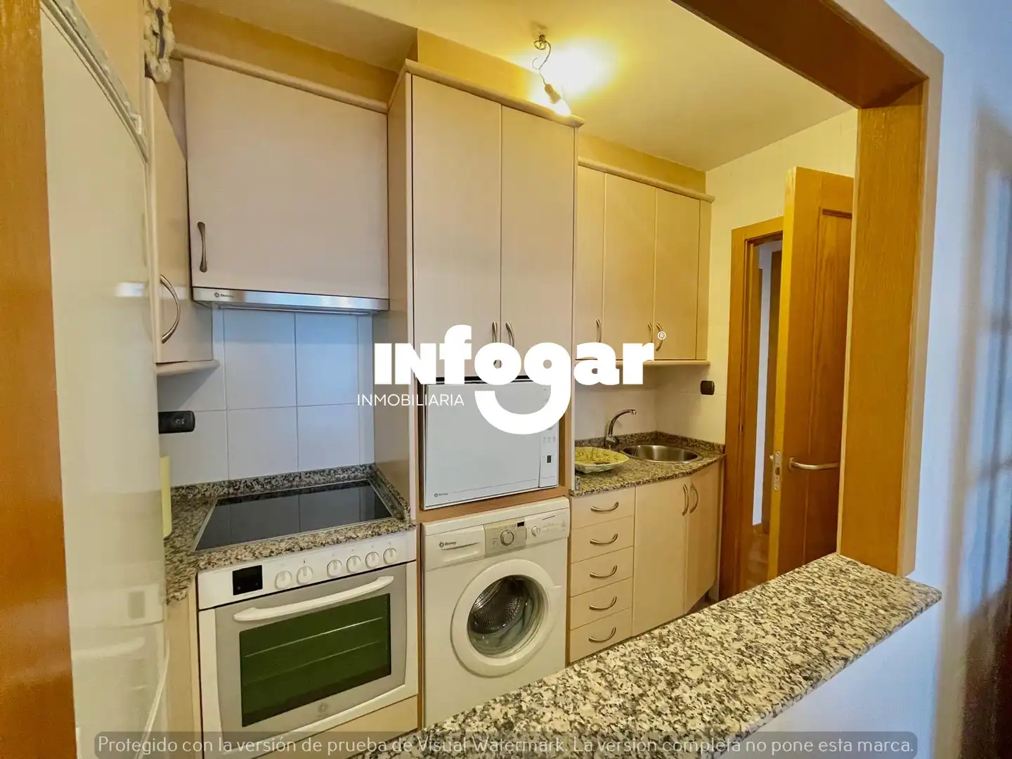 Küche von Wohnung zum Verkauf in A Guarda   mit Heizung, Parkett und Abstellraum