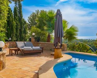 Jardí de Casa o xalet de lloguer en Calvià amb Aire condicionat i Piscina