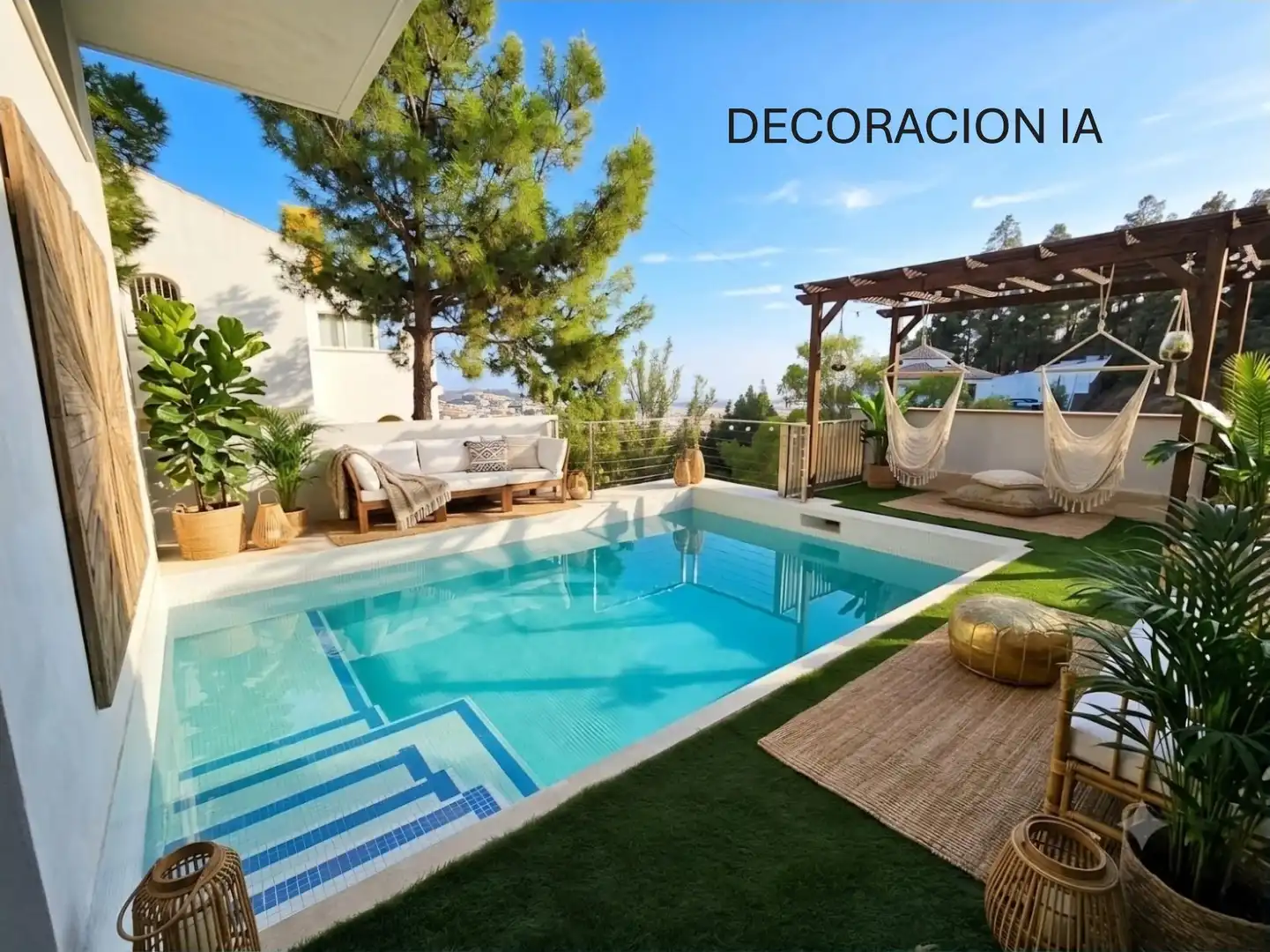 Swimming pool of Houses for sale in Málaga