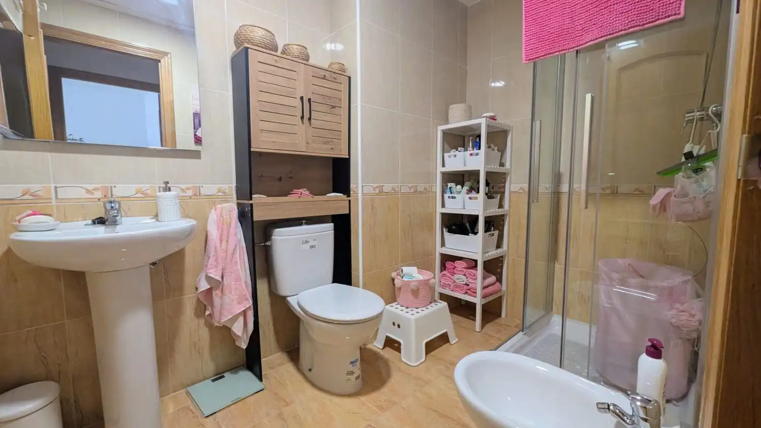 Badezimmer von Wohnung zur Miete in L'Alcora mit Terrasse und Abstellraum