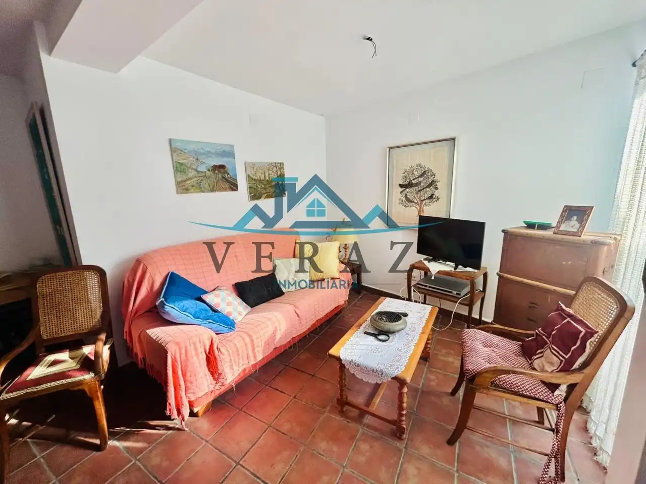 Sala de estar de Casa o chalet en venta en Oropesa con Aire acondicionado y Amueblado