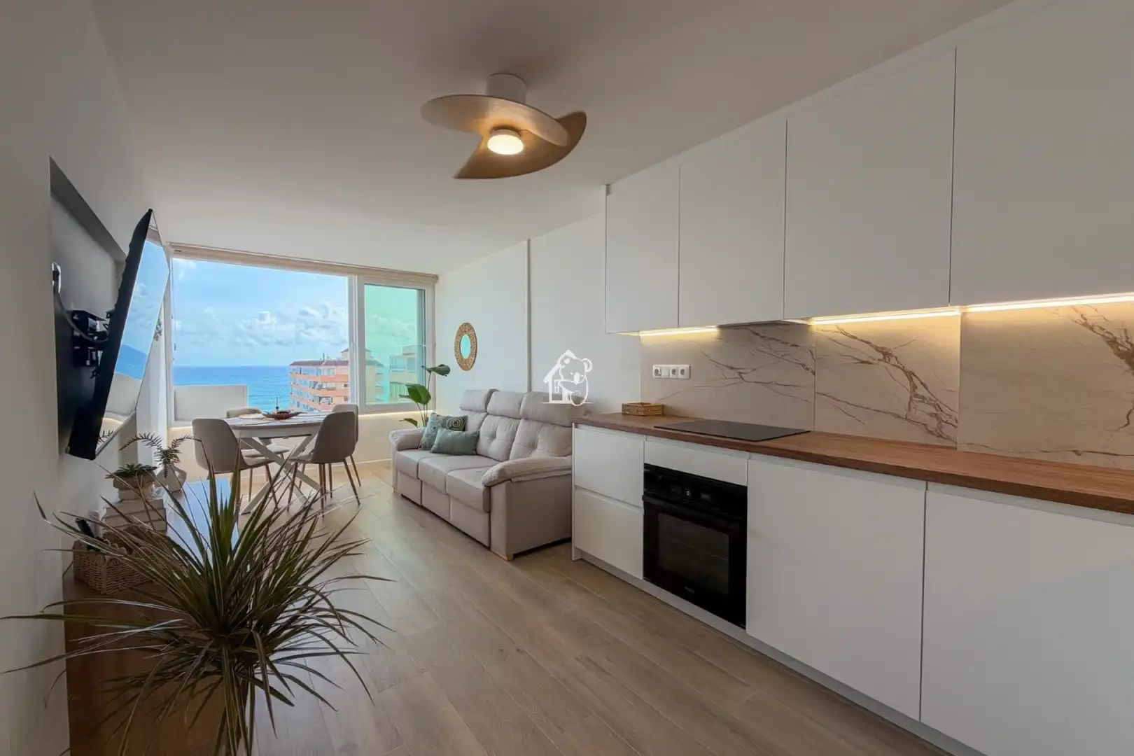 Sala de estar de Apartamento de alquiler en La Mata