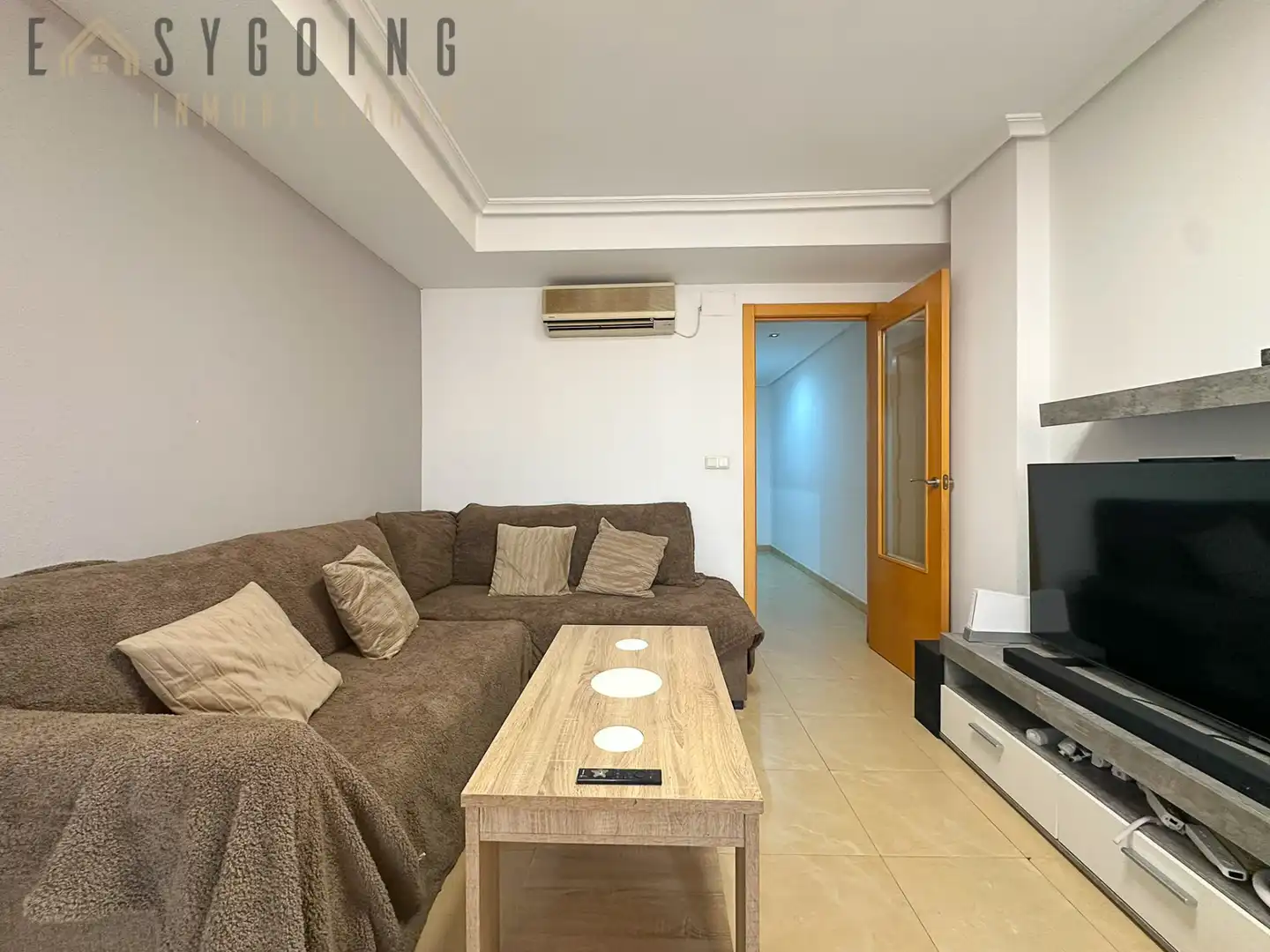 Sala de estar de Apartamento en venta en Santa Pola con Aire acondicionado, Terraza y Trastero