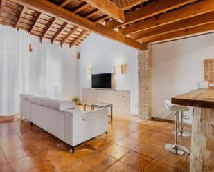 Living room of House or chalet to rent in  Valencia Capital  with Air Conditioner, Private garden and Terrace