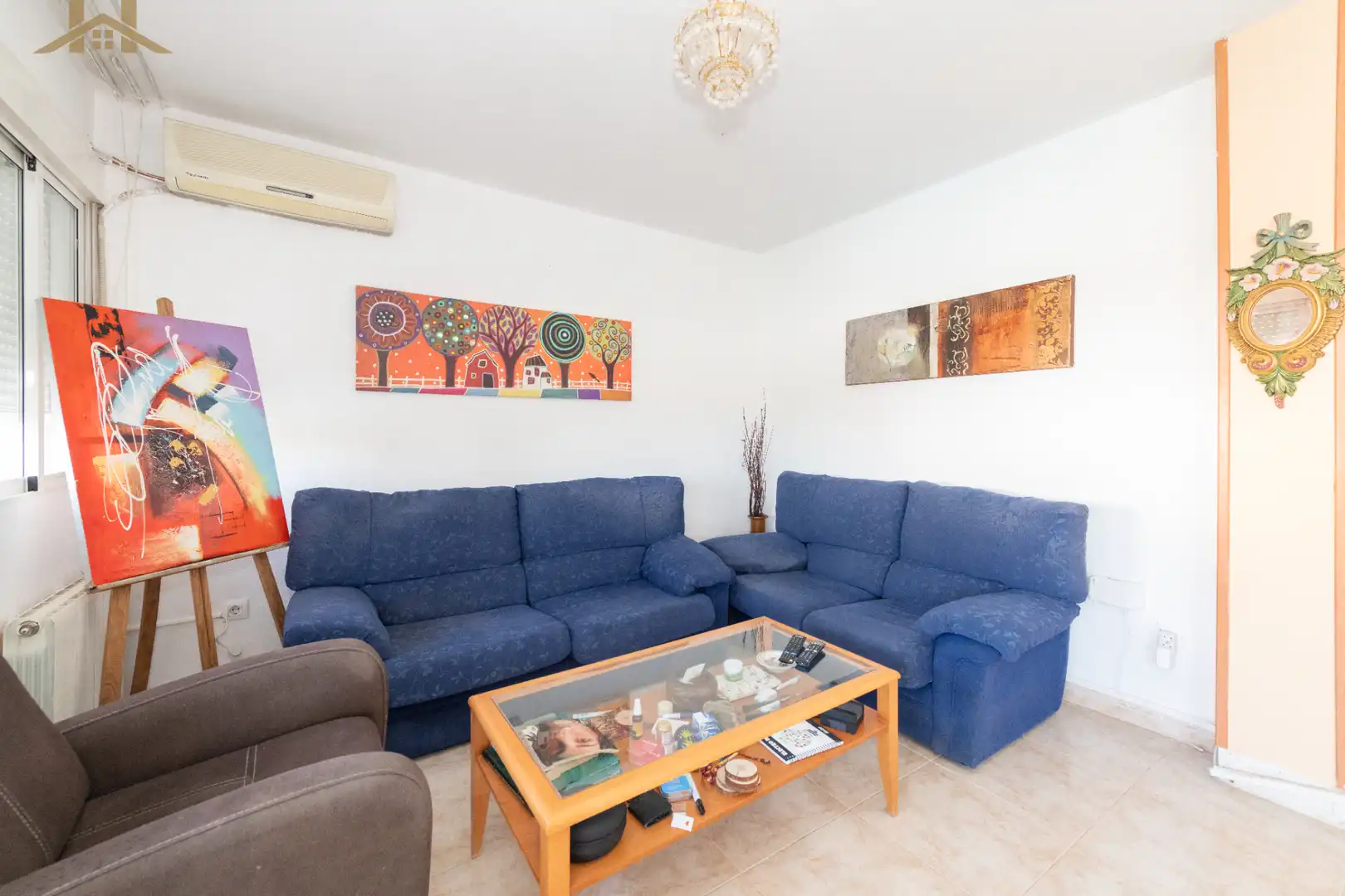 Sala d'estar de Casa adosada en venda en Seseña amb Aire condicionat, Calefacció i Jardí privat
