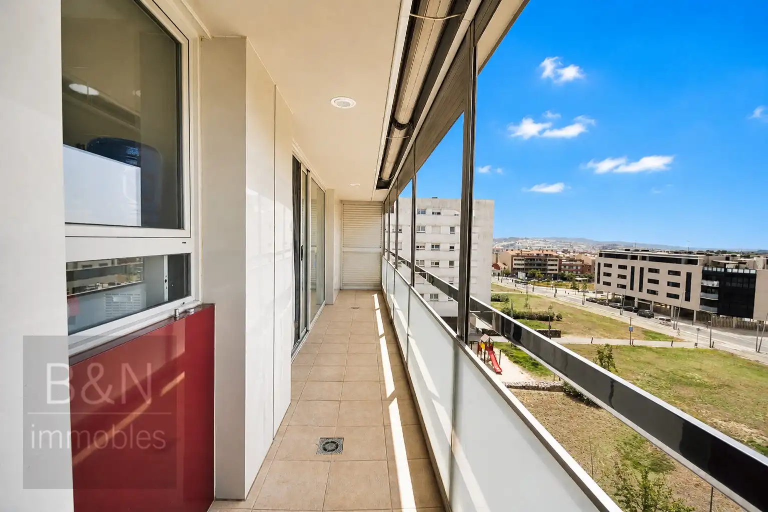 Balcony of Flat for sale in Terrassa  with Air Conditioner, Heating and Terrace