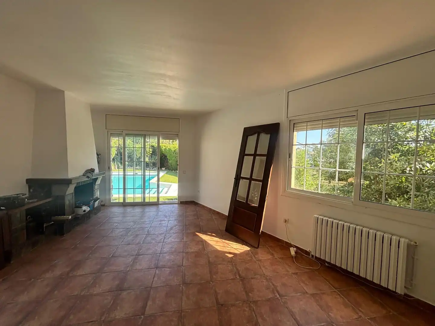 Sala d'estar de Casa o xalet de lloguer en Sentmenat amb Calefacció, Jardí privat i Piscina
