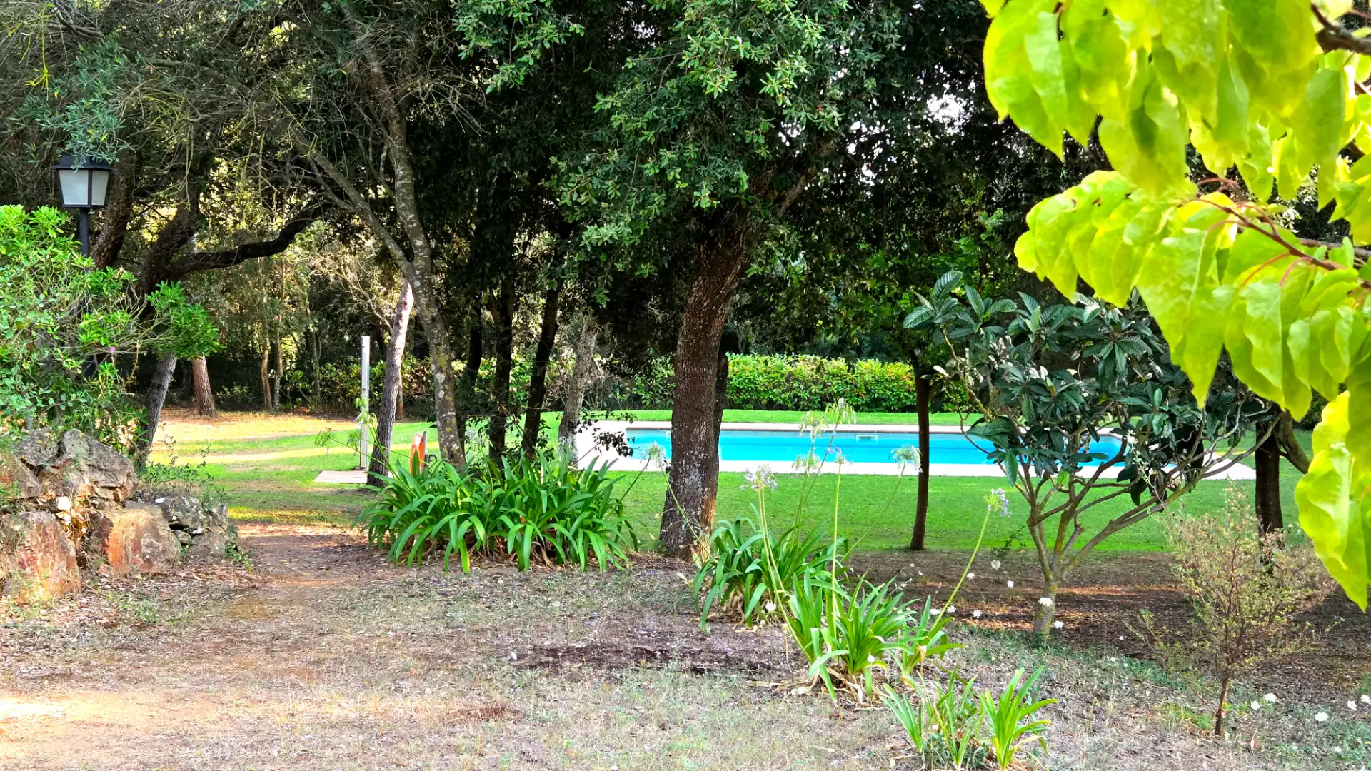 Piscina de Apartament de lloguer en Begur amb Jardí privat, Piscina i Moblat