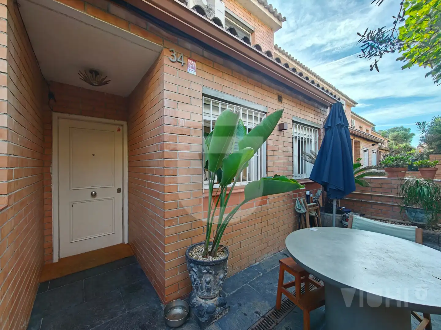 Jardín de Casa adosada en venta en Tiana con Aire acondicionado, Jardín privado y Parquet
