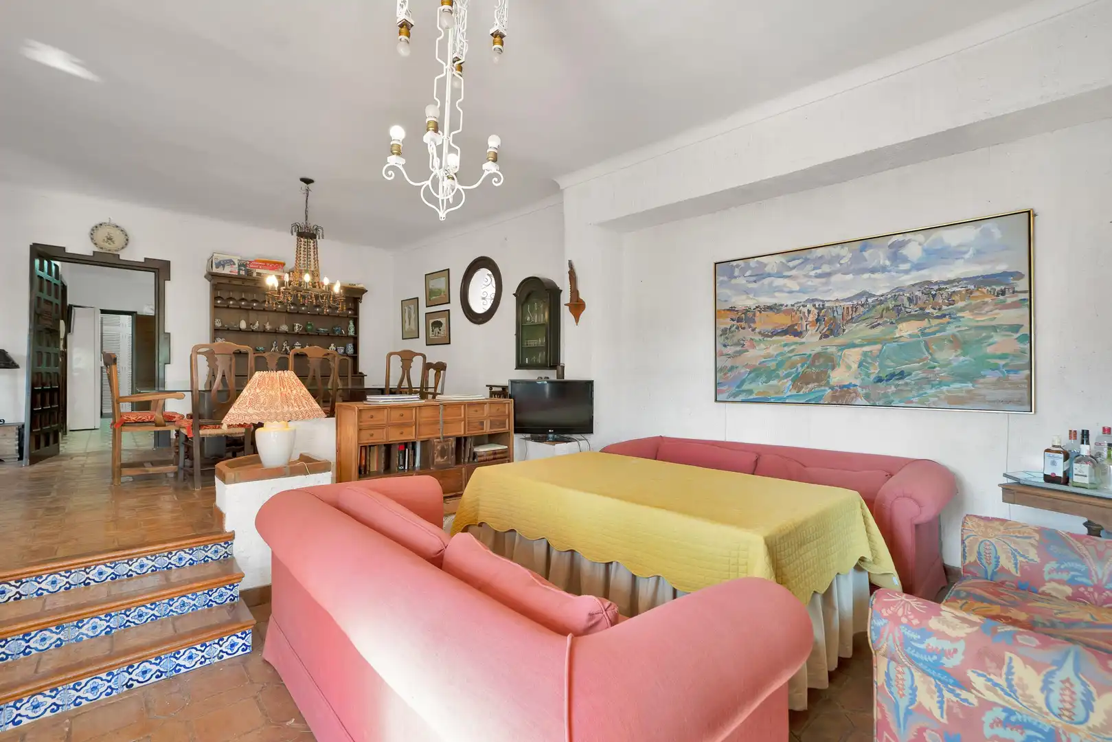 Sala de estar de Casa o chalet en venta en Ronda con Calefacción, Jardín privado y Terraza