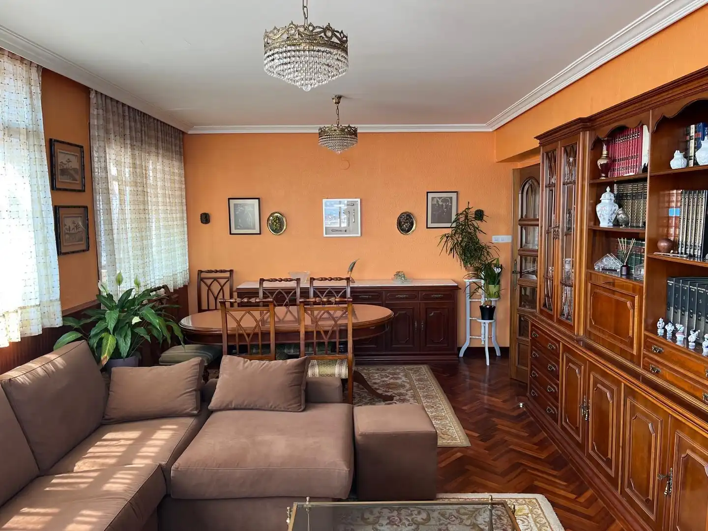 Sala de estar de Piso en venta en A Coruña Capital  con Calefacción, Terraza y Trastero