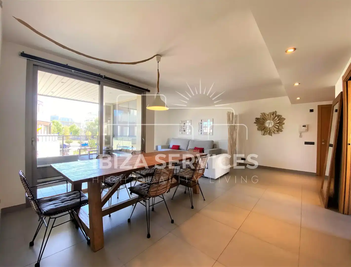 Wohnung mit Pool zur Miete in Marina Botafoc - Platja de Talamanca, imagen 6