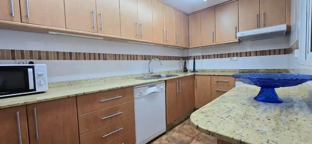 Cocina de Apartamento en venta en Mazarrón con Aire acondicionado y Balcón