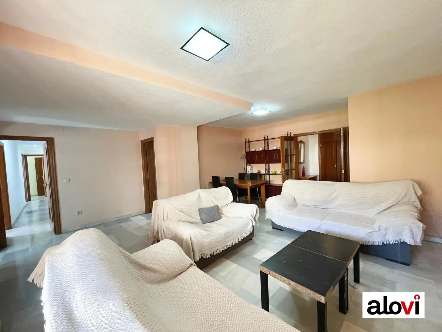 Sala d'estar de Pis per a compartir en Granada amb Calefacció i Moblat