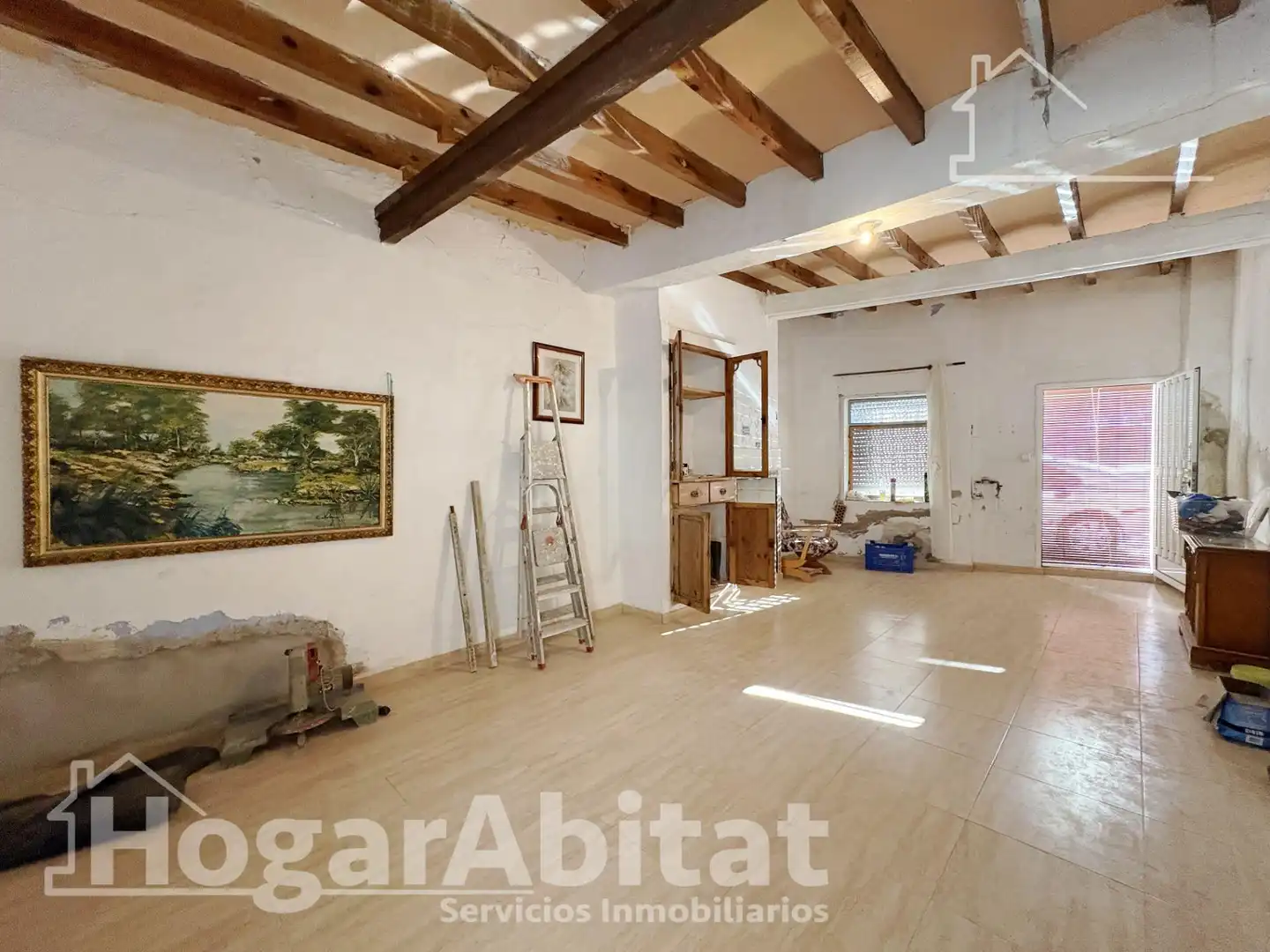 Sala de estar de Casa o chalet en venta en Tavernes de la Valldigna con Terraza, Trastero y Amueblado