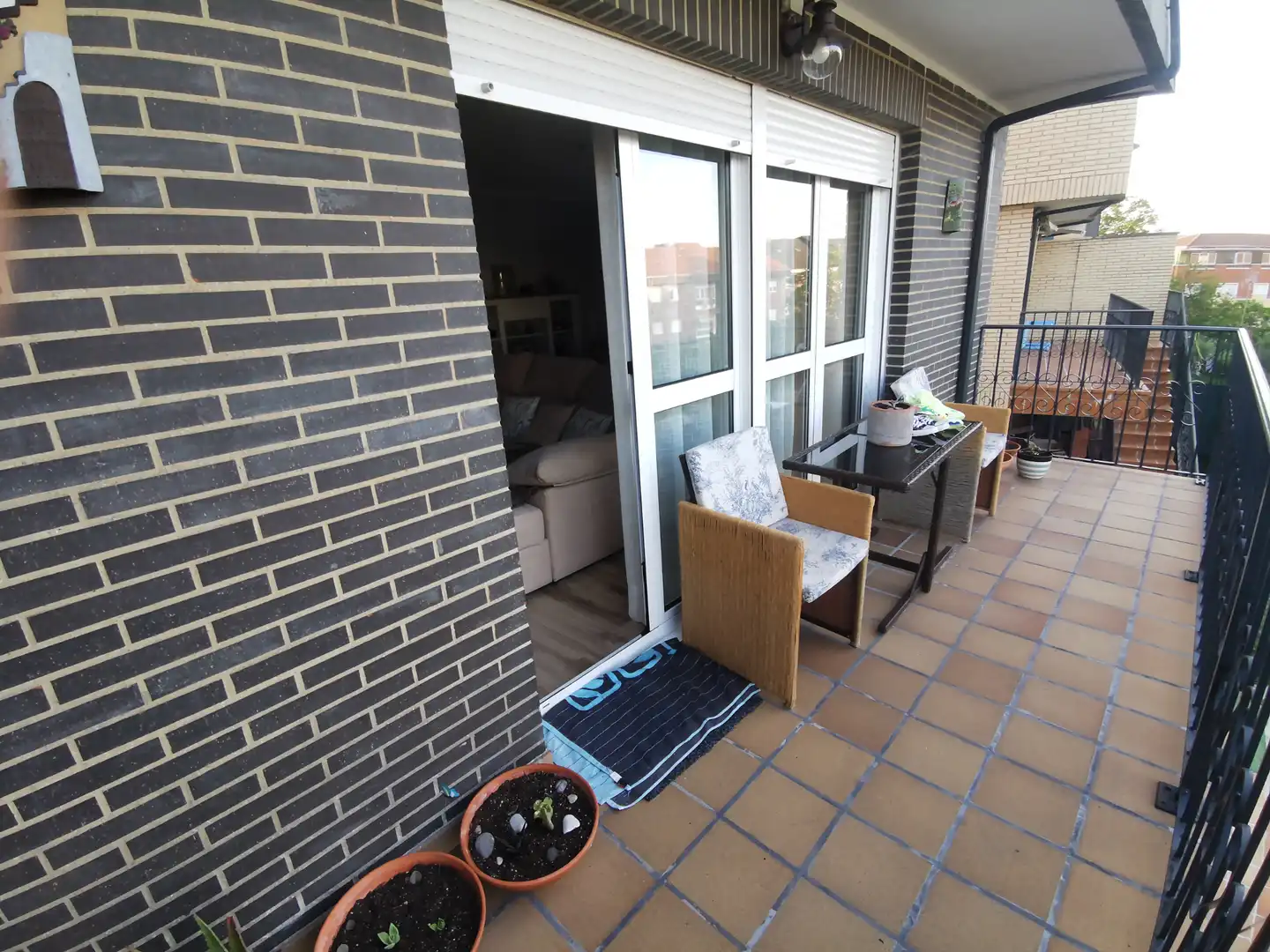 Balcony of Houses for sale in Avilés  with Heating, Private garden and Parquet flooring