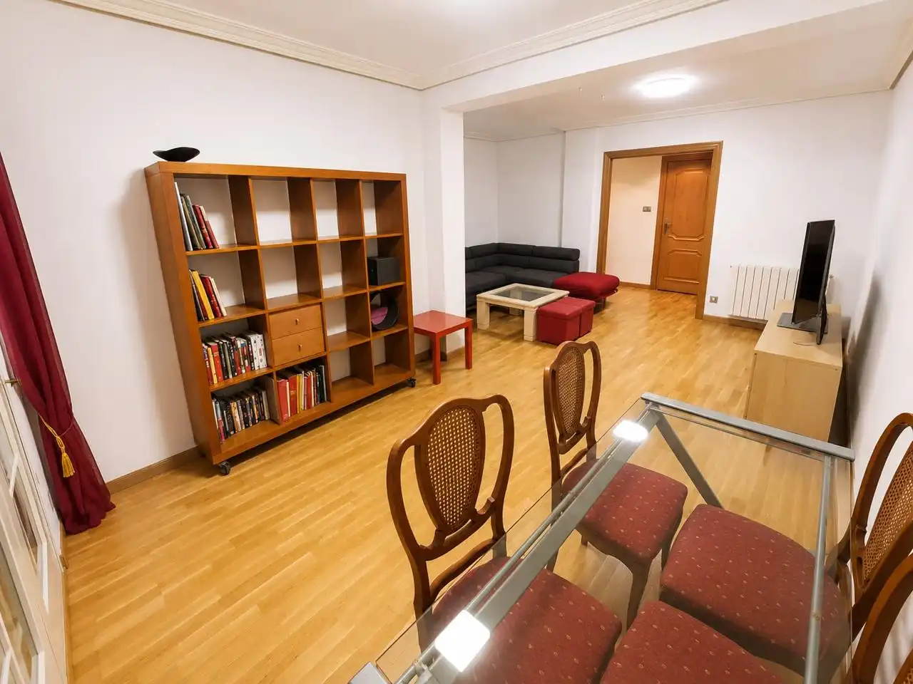 Wohnzimmer von Wohnung zum Verkauf in Zaragoza mit Klimaanlage, Heizung und Parkett