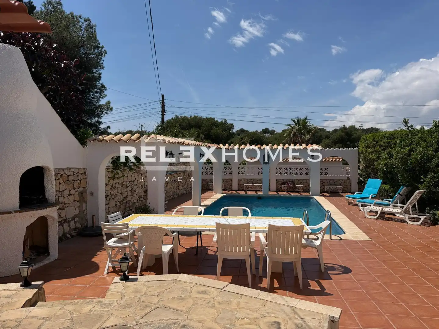 Exterior view of Houses for sale in Jávea / Xàbia  with Private garden, Terrace and Swimming Pool
