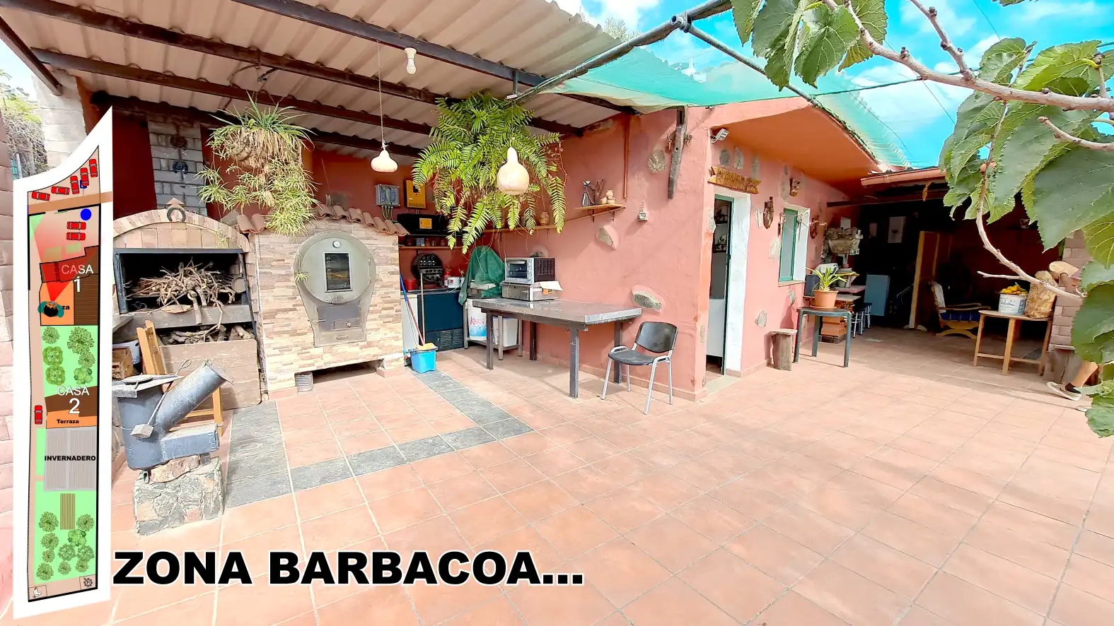 Finca rústica en venta en Ingenio con Terraza, Horno y TV