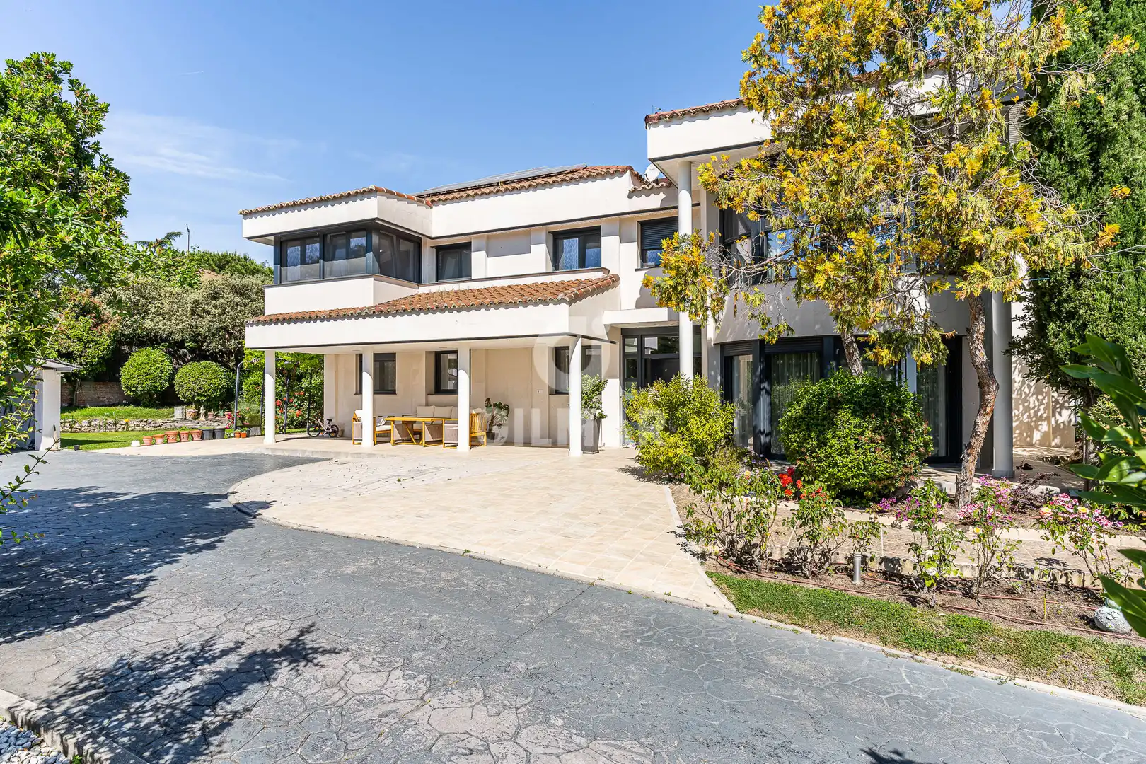 Vista exterior de Casa o chalet en venta en Boadilla del Monte con Calefacción, Jardín privado y Piscina