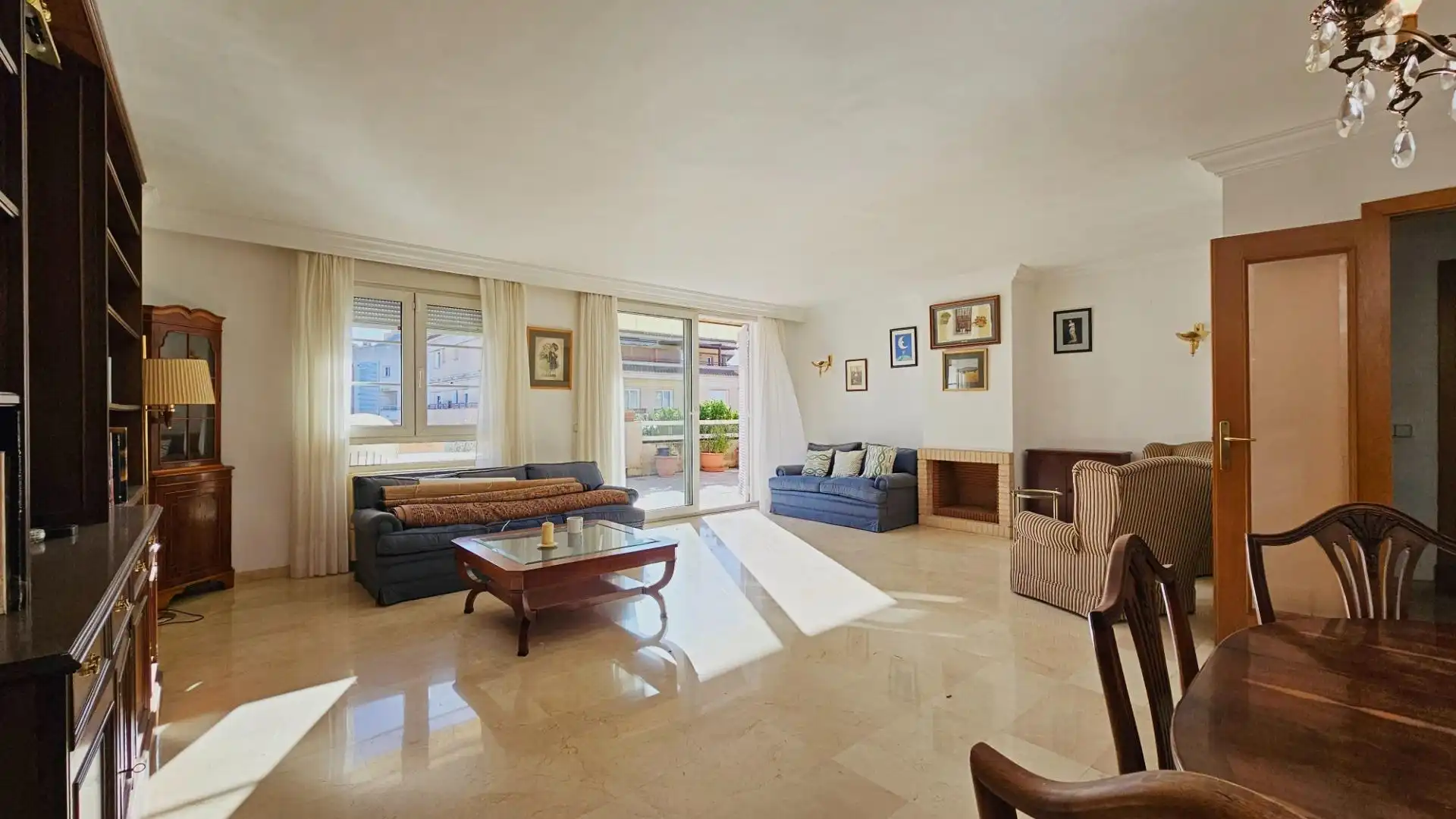 Sala de estar de Ático en venta en  Palma de Mallorca con Aire acondicionado, Calefacción y Terraza