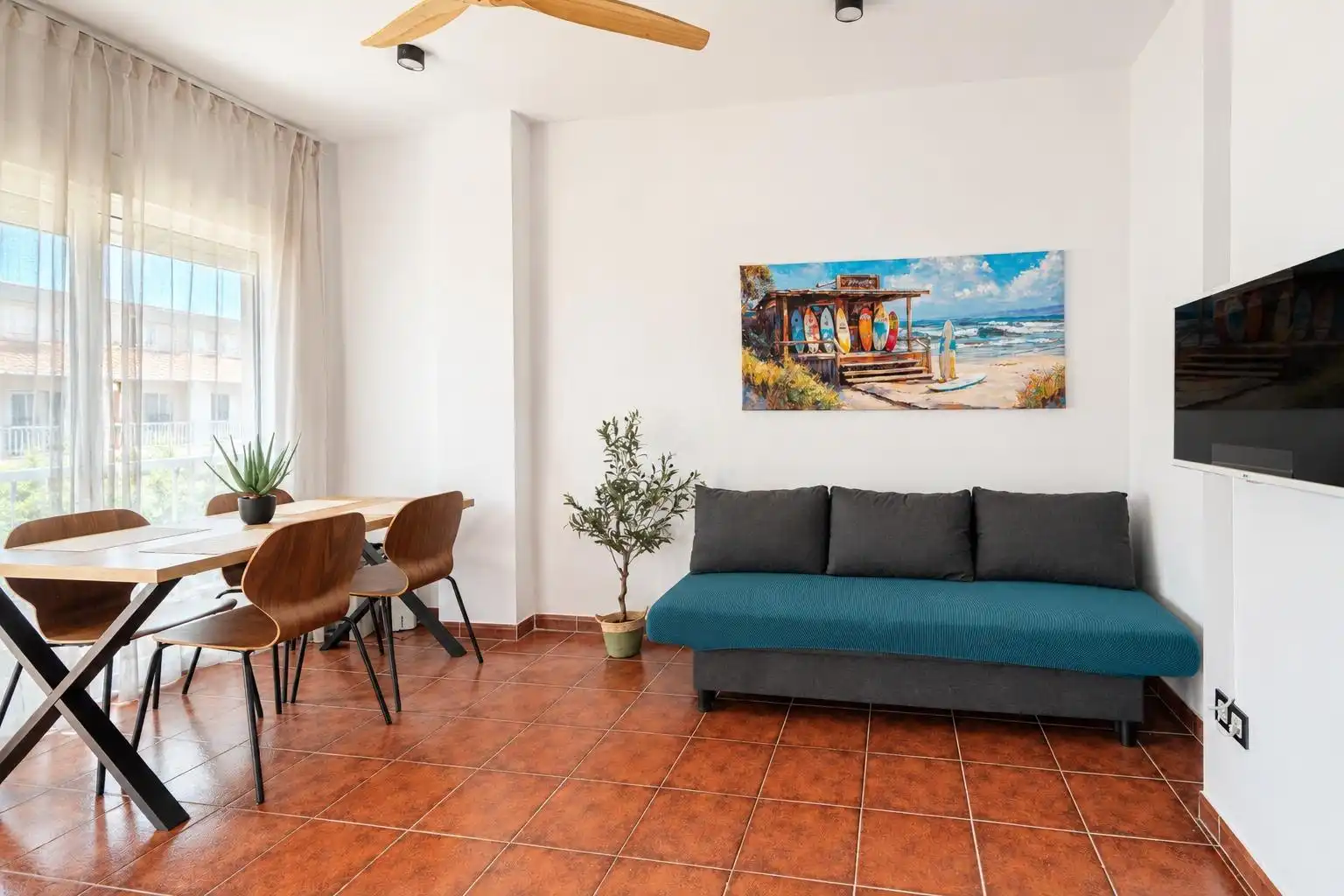 Living room of Apartments for sale in Chiclana de la Frontera  with Private garden and Community pool