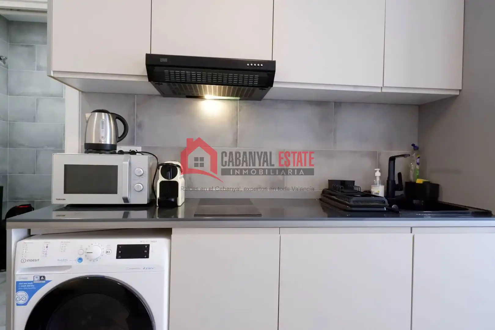Cocina de Apartamento en venta en Valencia con Aire acondicionado, Calefacción y Amueblado