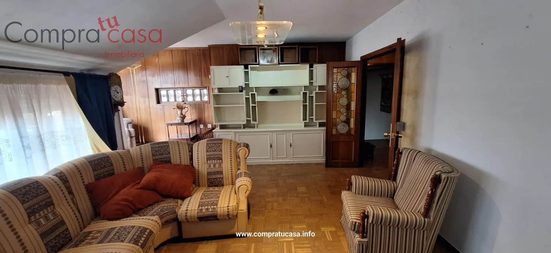 Living room of Attic for sale in Segovia  with Heating, Parquet flooring and Terrace