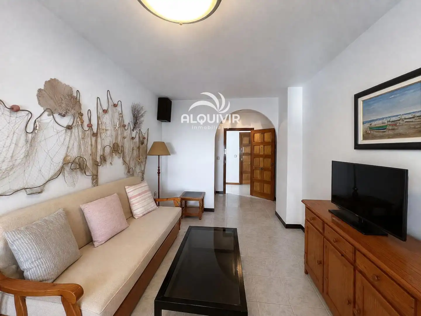 Living room of Flat for sale in Almonte  with Terrace and Furnished
