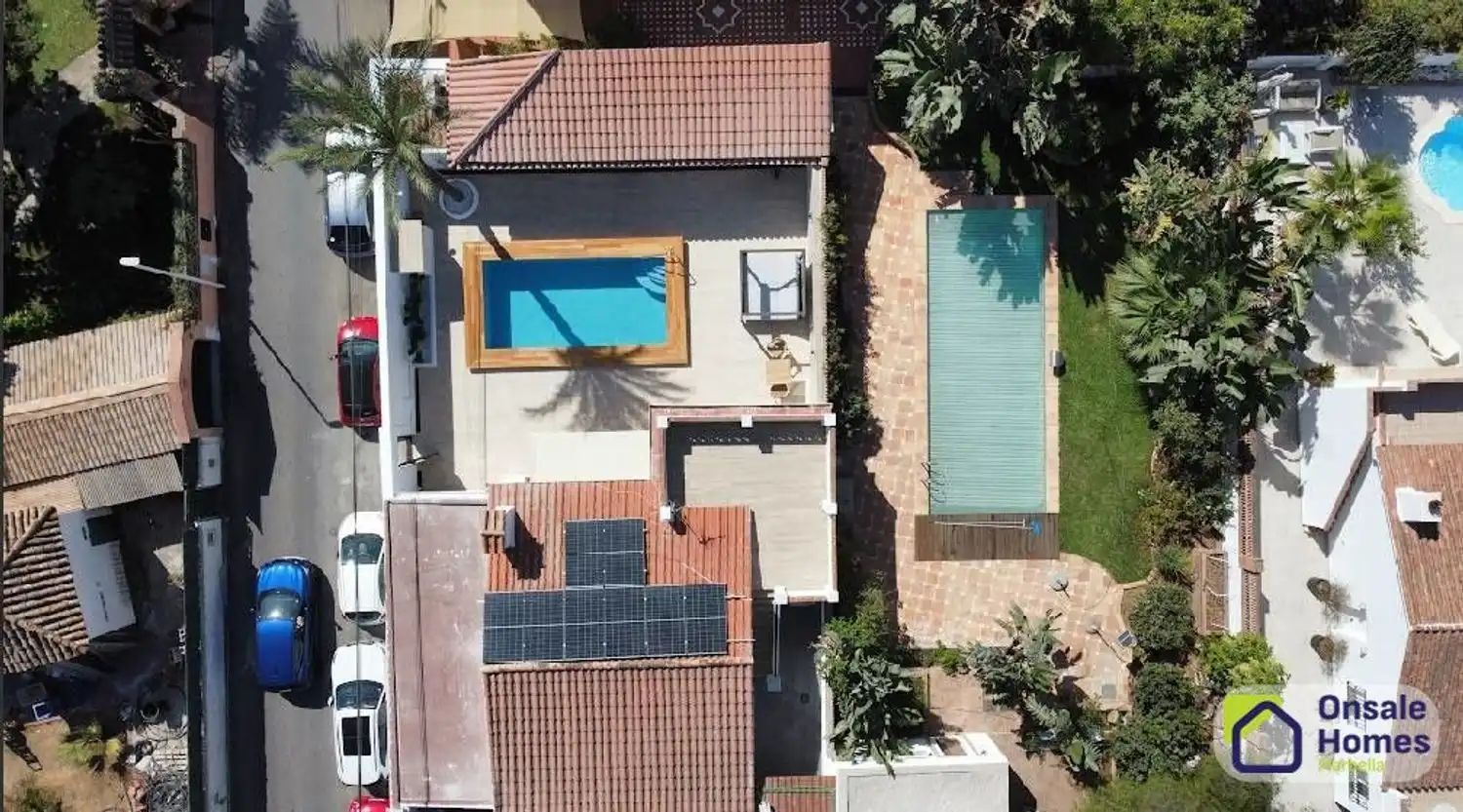 Piscina de Casa o chalet en venta en Marbella con Aire acondicionado, Jardín privado y Terraza