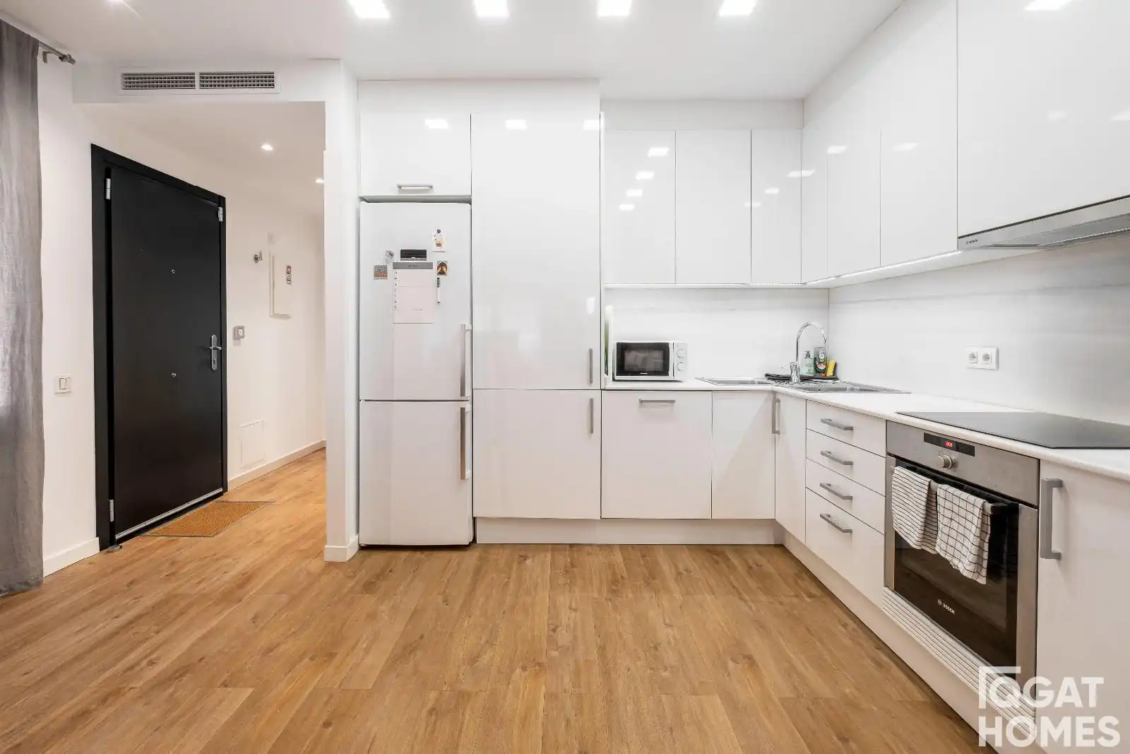 Küche von Wohnung zur Miete in Rubí mit Klimaanlage und Möbliert