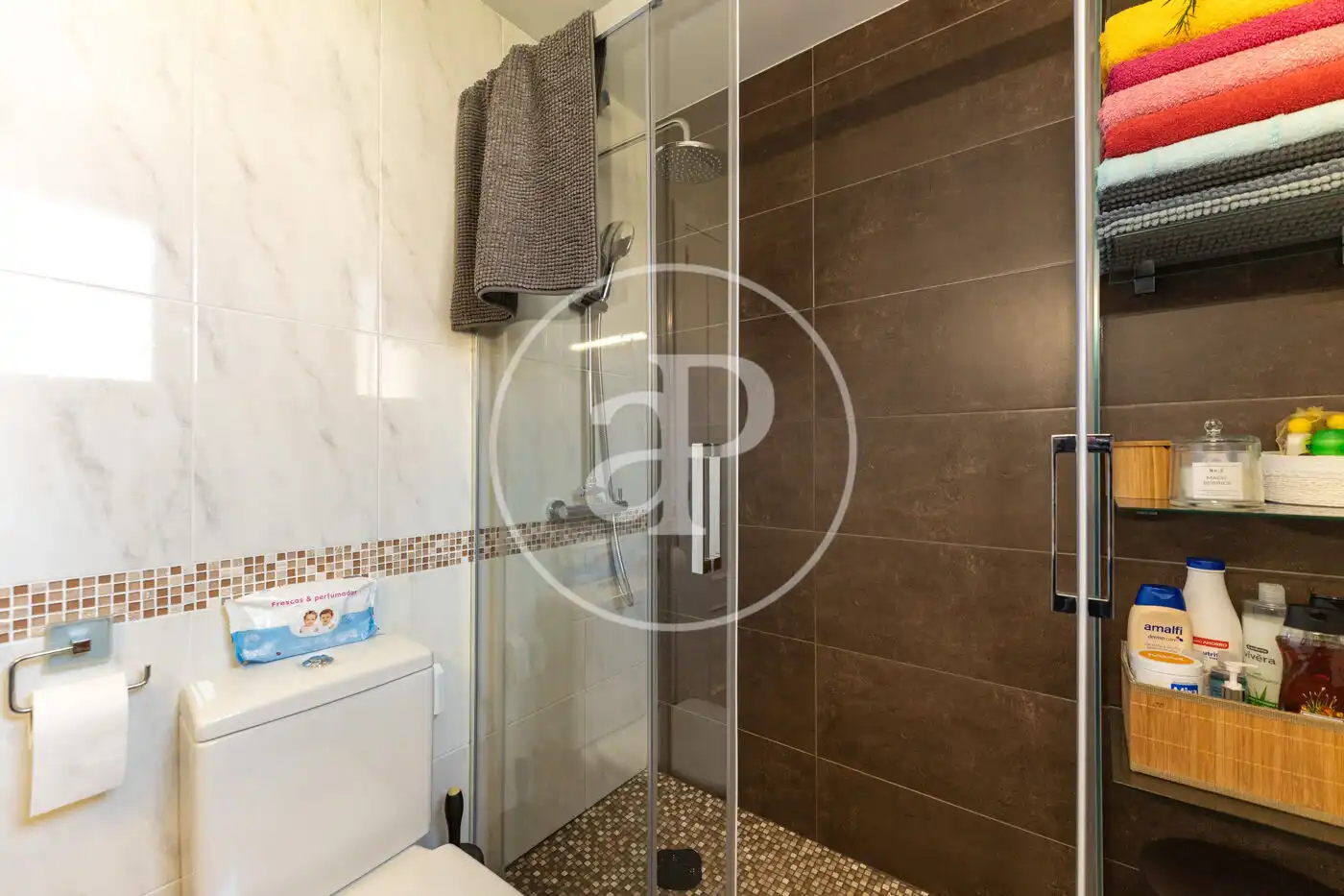 Baño de Casa adosada en venta en  Palma de Mallorca con Aire acondicionado, Calefacción y Jardín privado