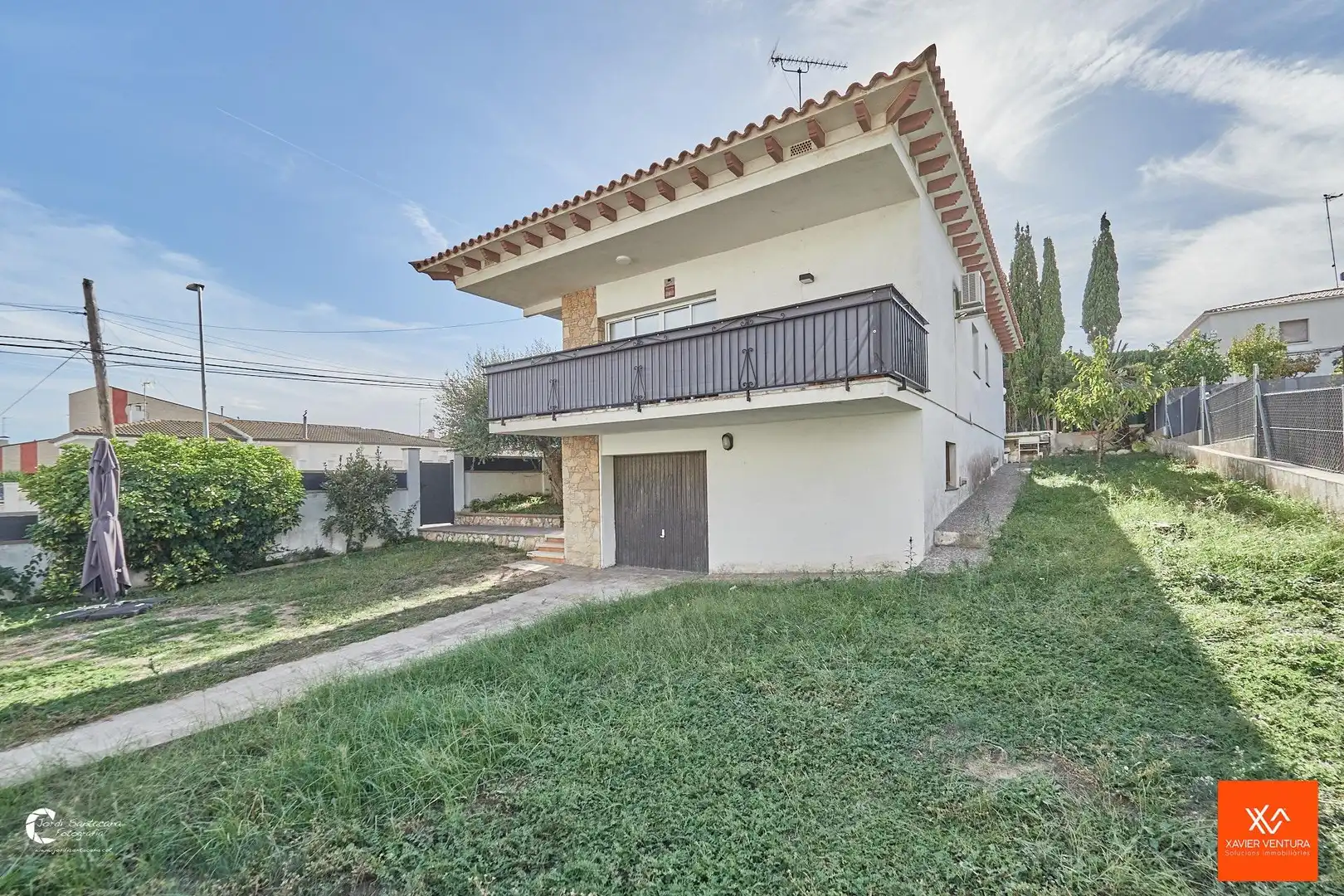 Vista exterior de Casa o chalet en venta en Calafell con Aire acondicionado, Jardín privado y Terraza