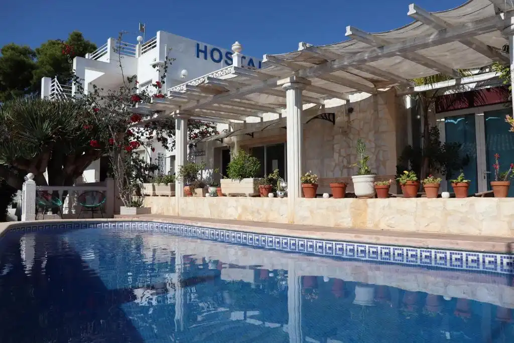 Swimming pool of Buildings for sale in Calpe / Calp