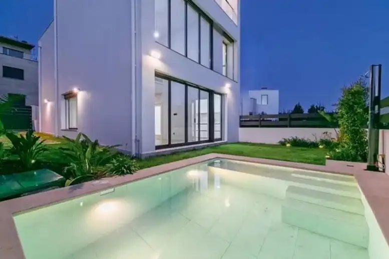 Swimming pool of Detached homes for sale in Vigo   with Heating, Private garden and Terrace