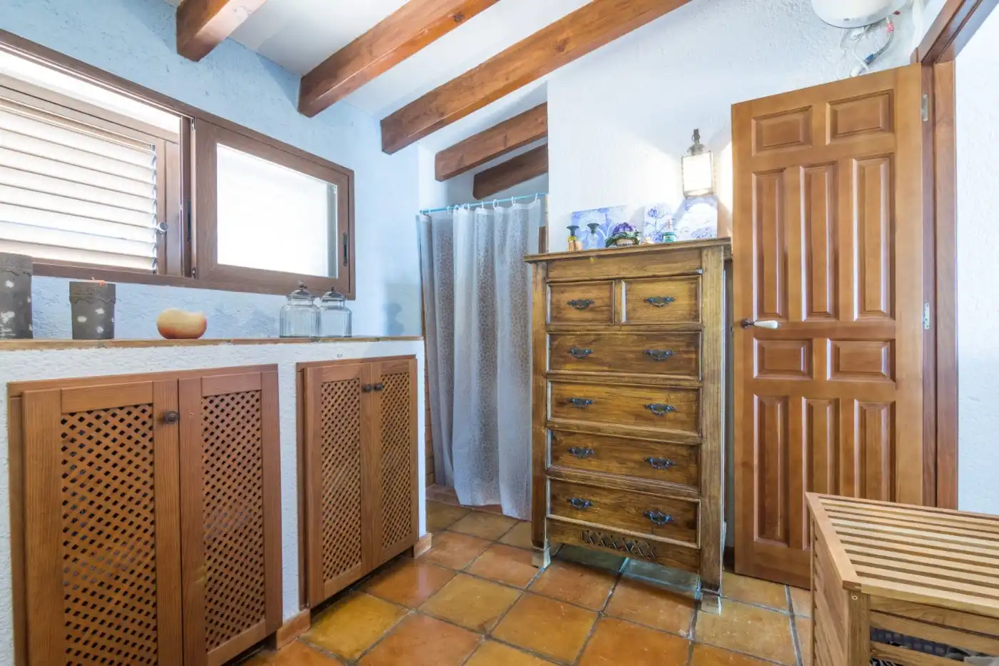 Baño de Casa adosada de alquiler en Alicante / Alacant con Aire acondicionado, Terraza y Amueblado
