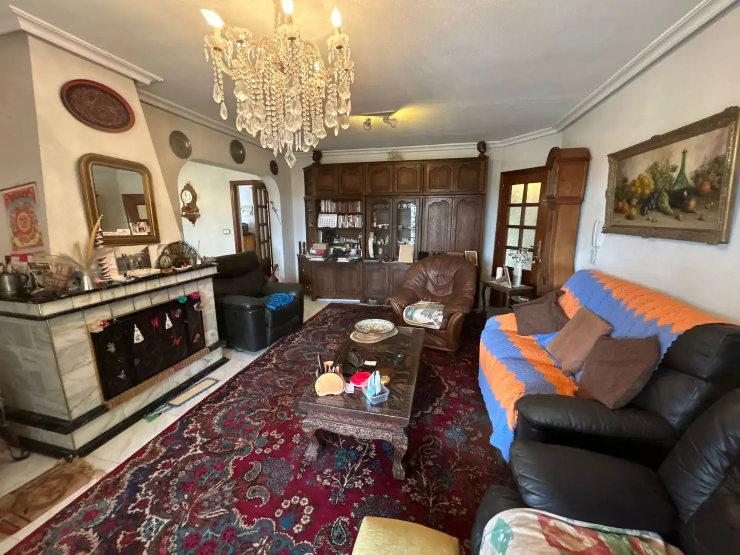 Sala de estar de Casa o chalet en venta en Mutxamel con Jardín privado, Terraza y Trastero