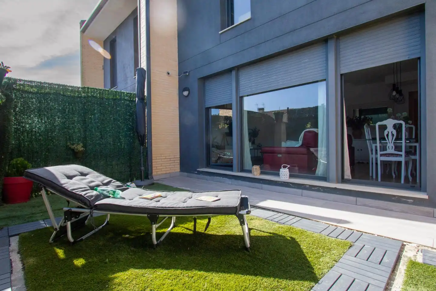 Terraza de Casa o chalet en venta en Aoiz / Agoitz con Jardín privado, Terraza y Amueblado