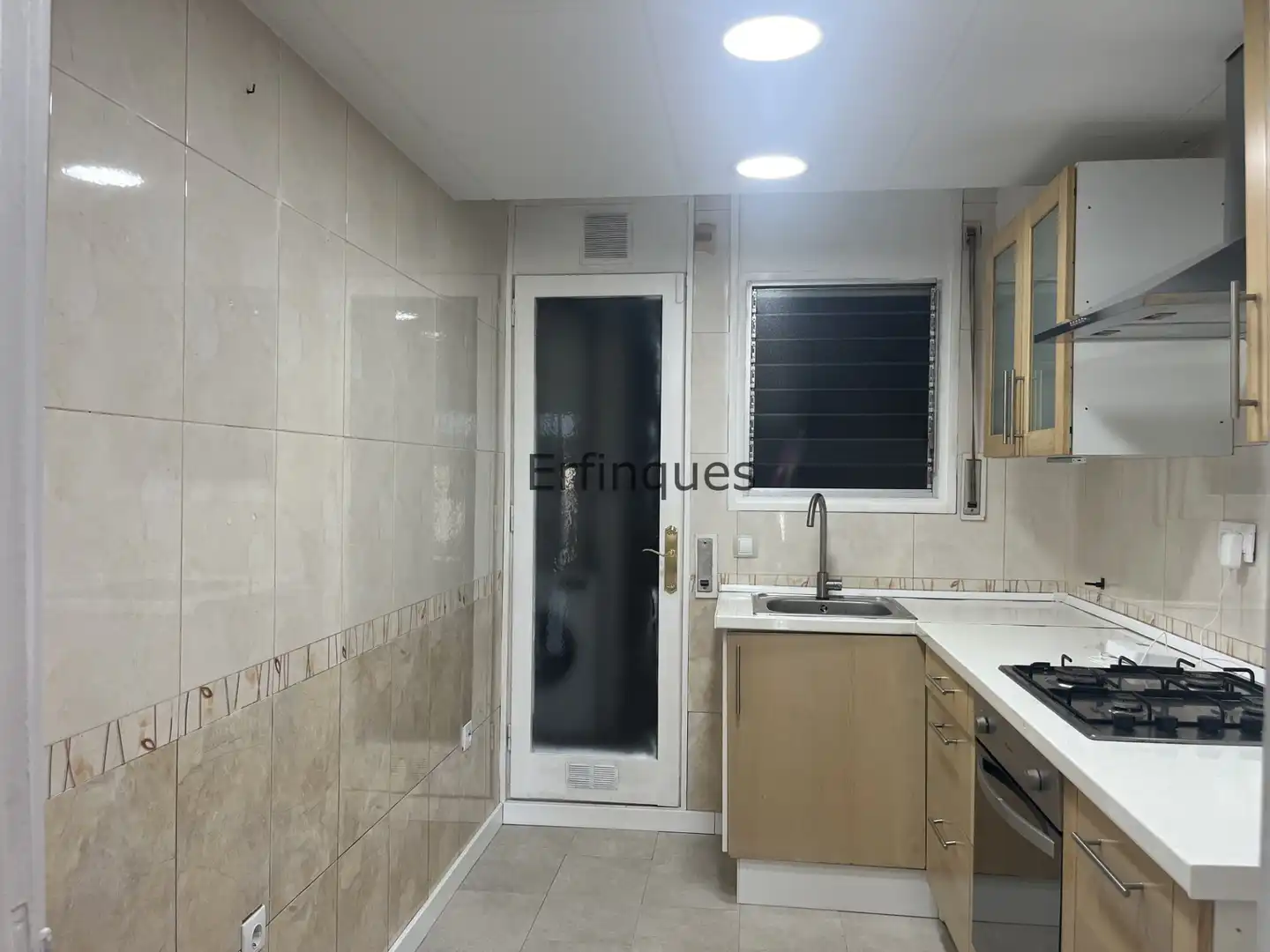 Kitchen of Flat for sale in Terrassa  with Heating, Oven and Washing machine