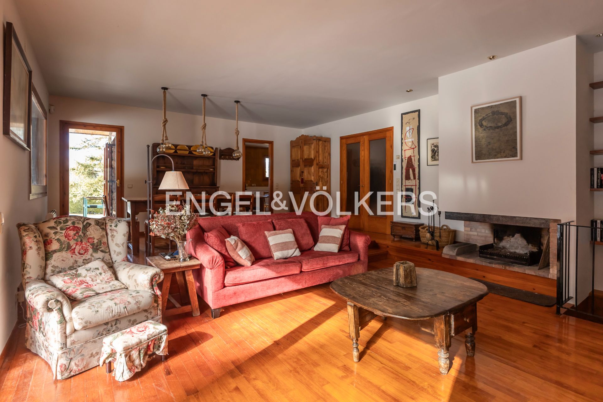 Living room of House or chalet for sale in Das  with Heating, Private garden and Parquet flooring