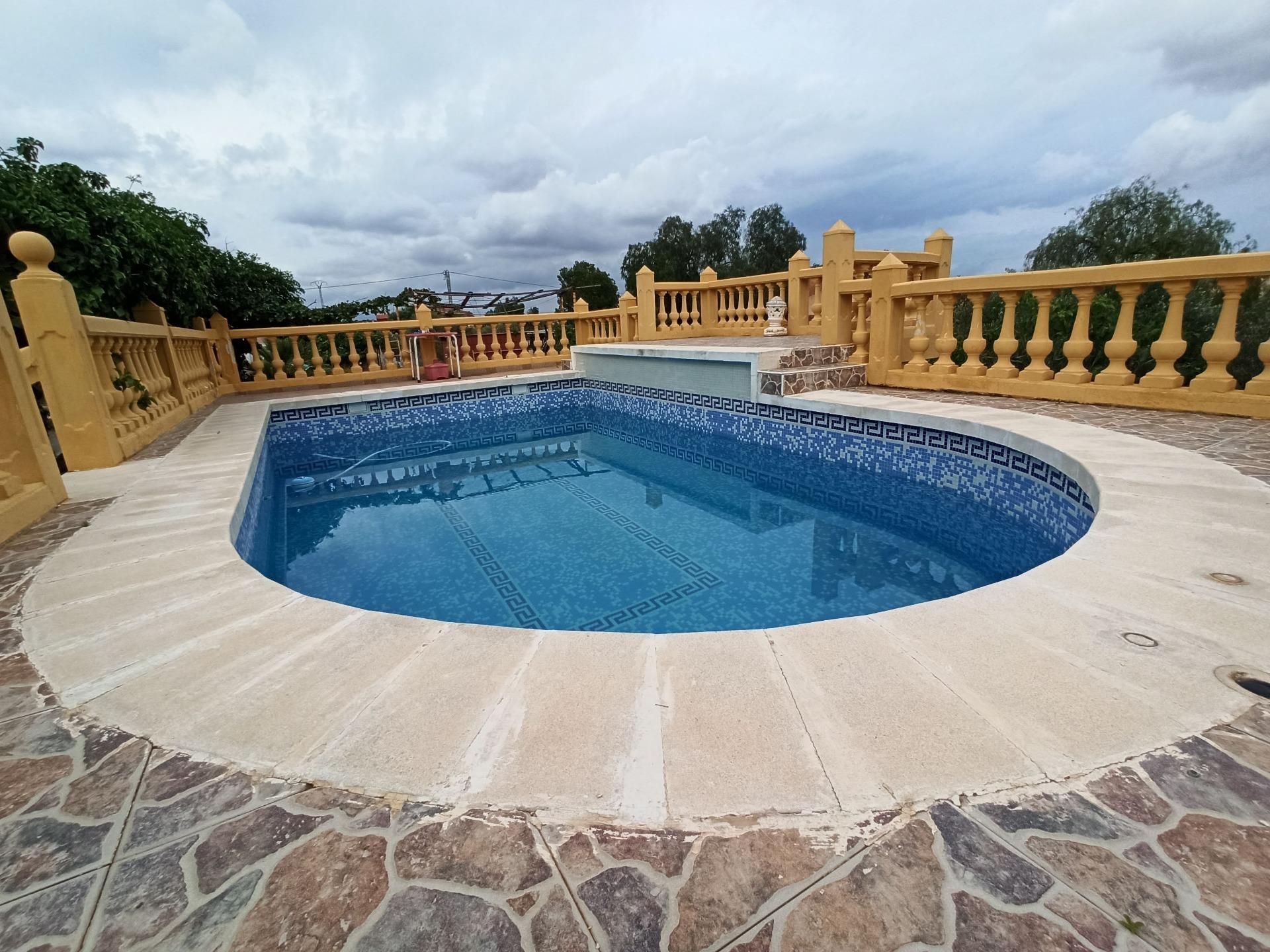 Swimming pool of House or chalet for sale in Alicante / Alacant  with Air Conditioner, Private garden and Terrace