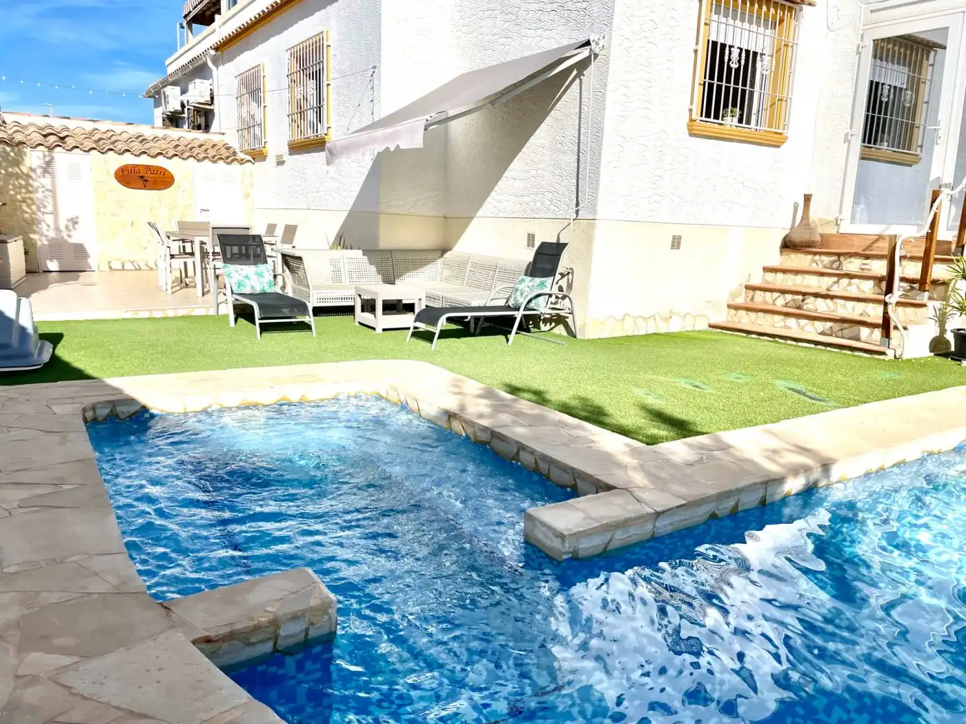 Swimming pool of Houses for rent in San Fulgencio  with Air Conditioner, Heating and Private garden