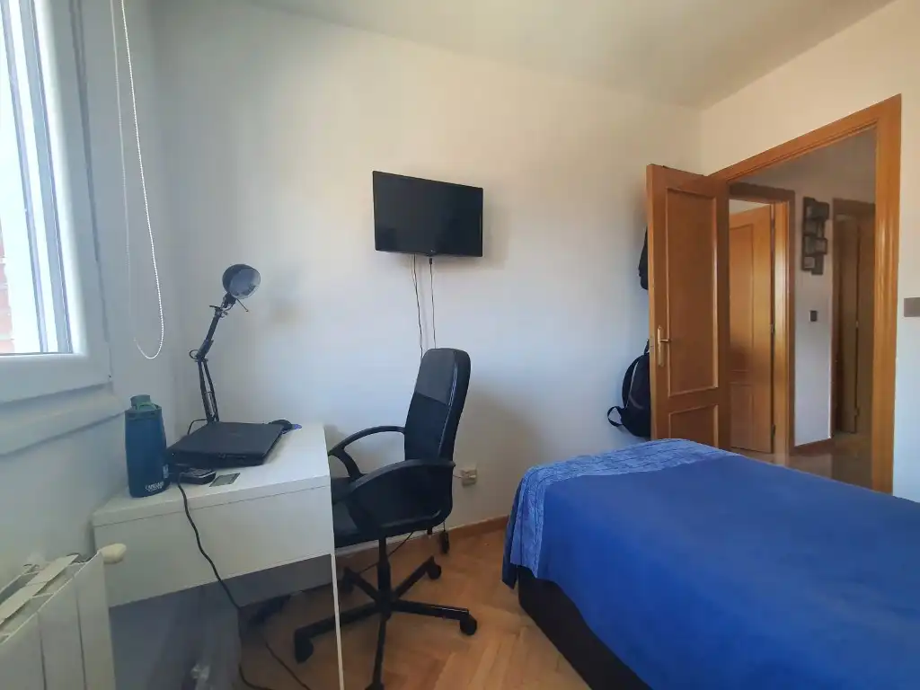 Dormitori de Casa adosada en venda en Colmenar Viejo amb Aire condicionat, Jardí privat i Terrassa