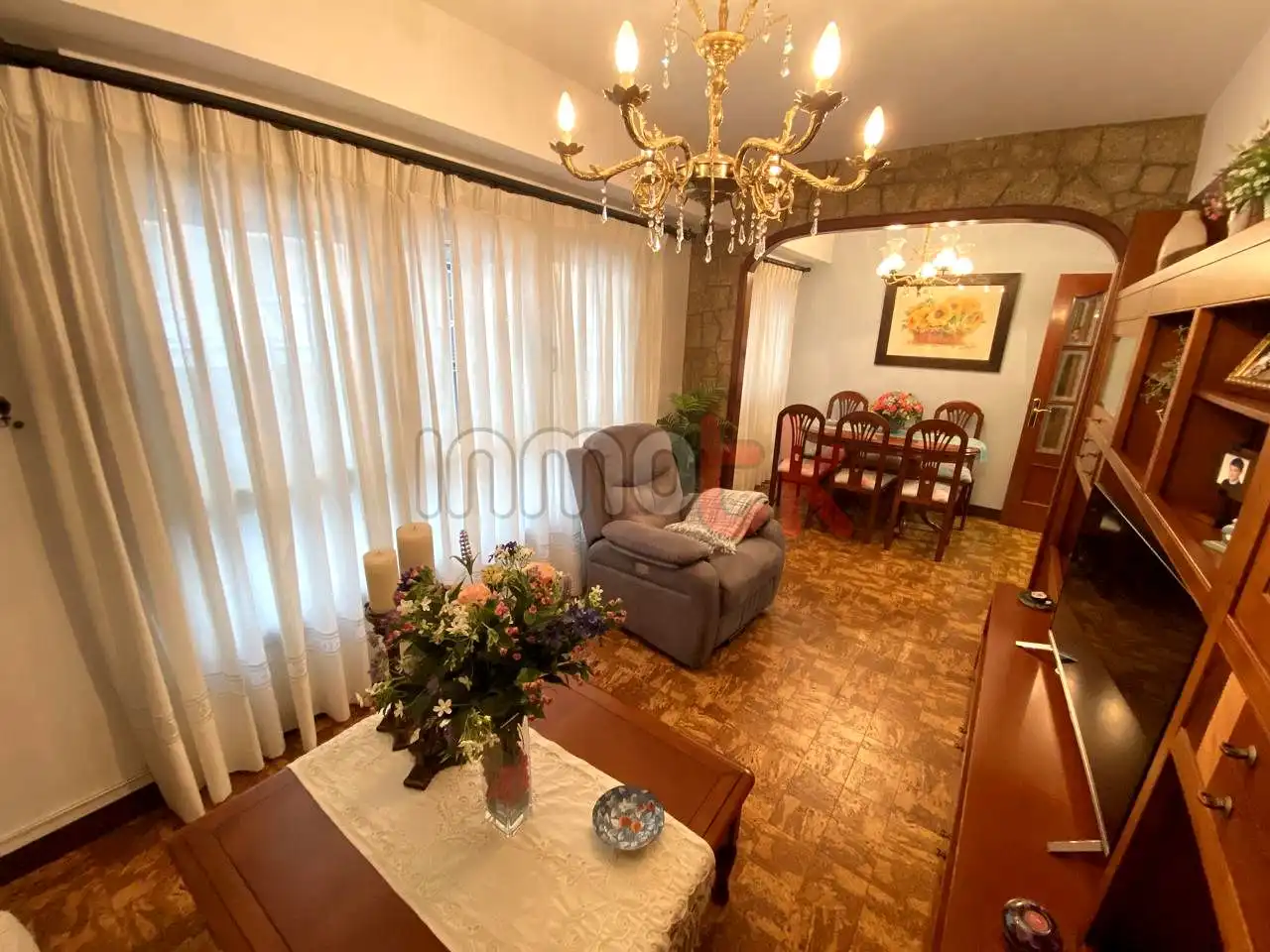Wohnzimmer von Wohnung zum Verkauf in A Coruña Capital  mit Möbliert